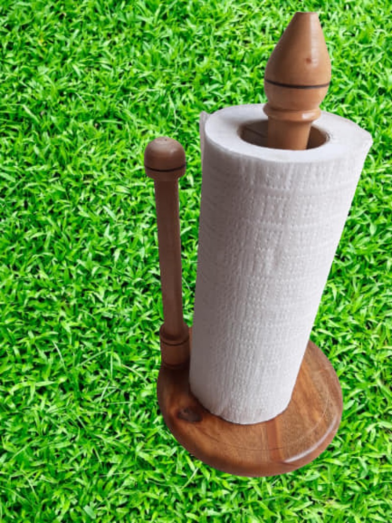 Wooden Tissue Holder